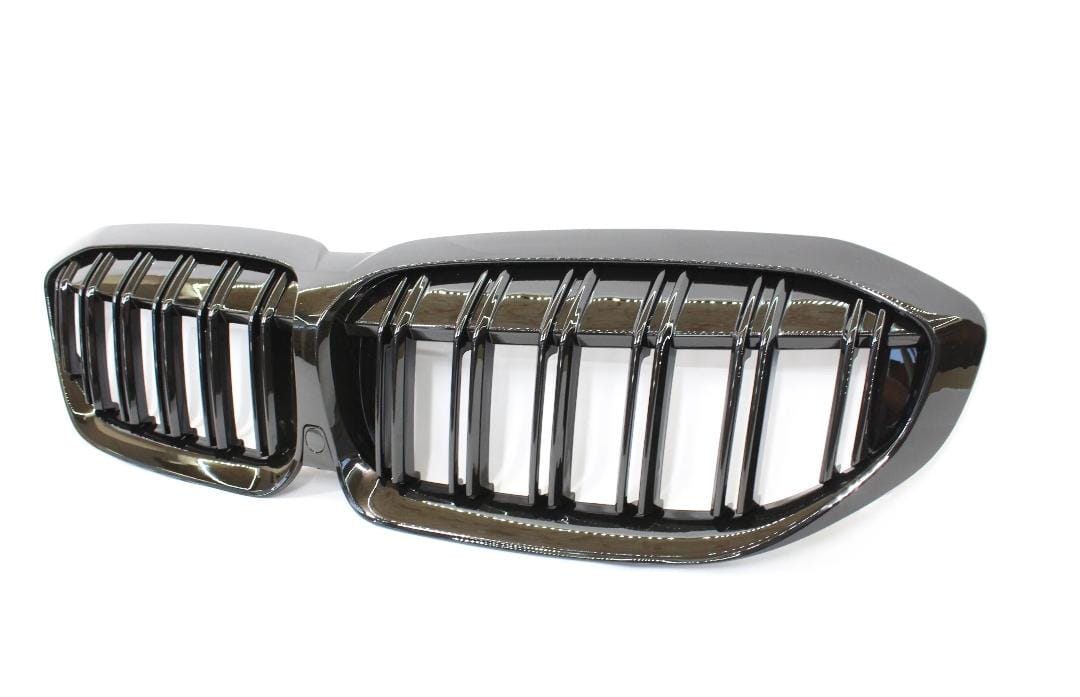 AERO CARBON - BMW 3 SERIES G20 GLOSS BLACK DOUBLE SLAT GRILL GRILLE