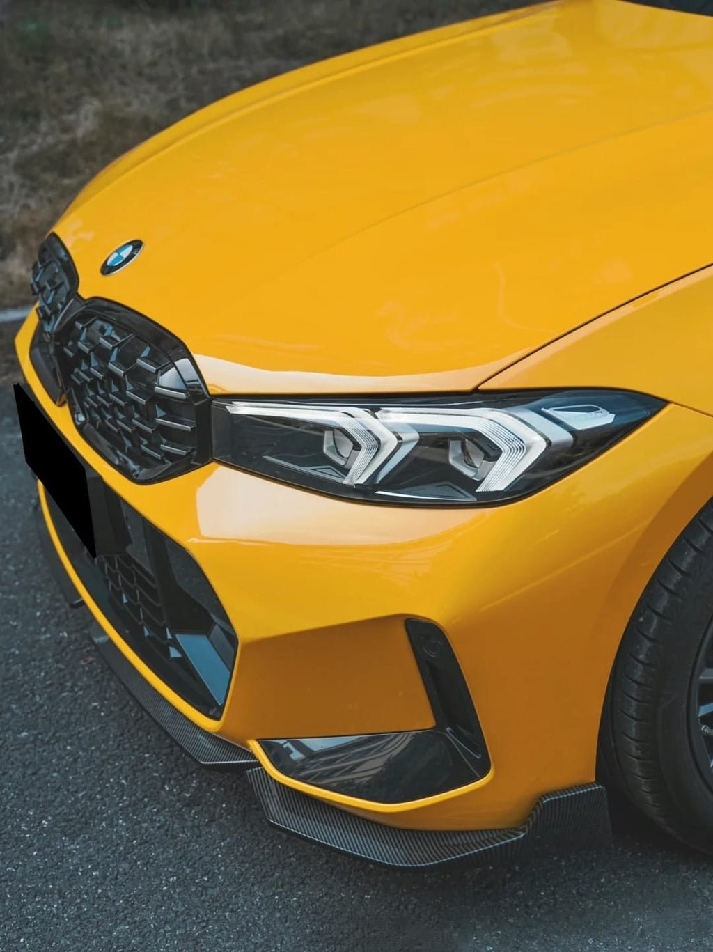 AERO CARBON - BMW 3 SERIES G20 LCI 2023+ CARBON FIBRE FRONT LIP MP STYLE