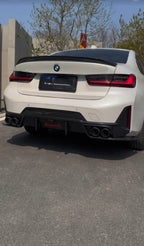 TAKD - BMW 3 SERIES G20 LCI 2023+ DRY CARBON FIBRE REAR DIFFUSER