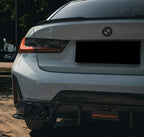 TAKD - BMW 3 SERIES G20 LCI 2023+ DRY CARBON FIBRE REAR DIFFUSER