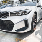 AERO CARBON - BMW 3 SERIES G20 LCI 2023+ FRONT BUMPER CANARDS ABS PLASTIC