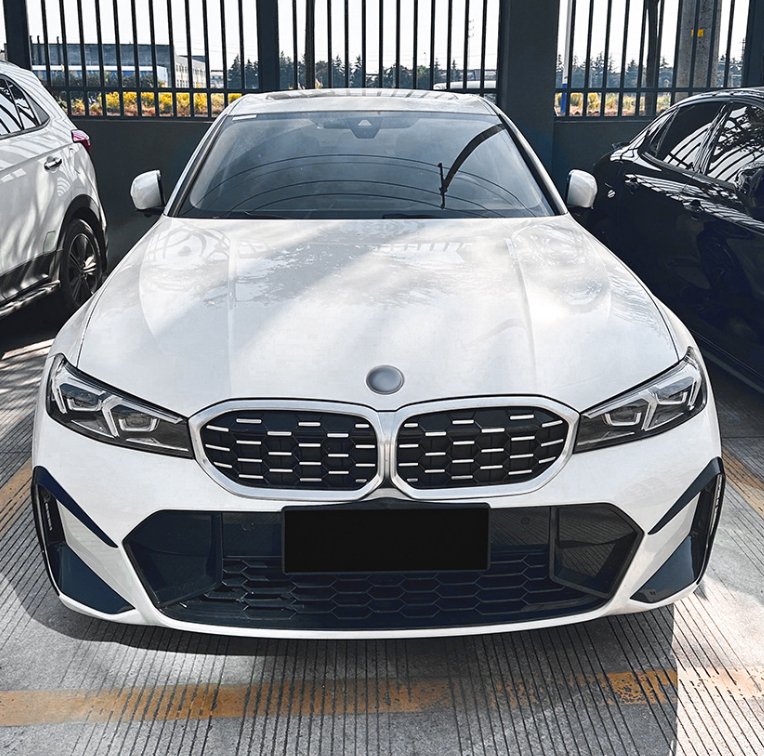 AERO CARBON - BMW 3 SERIES G20 LCI 2023+ FRONT BUMPER CANARDS ABS PLASTIC