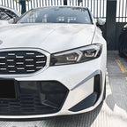 AERO CARBON - BMW 3 SERIES G20 LCI 2023+ FRONT BUMPER CANARDS ABS PLASTIC