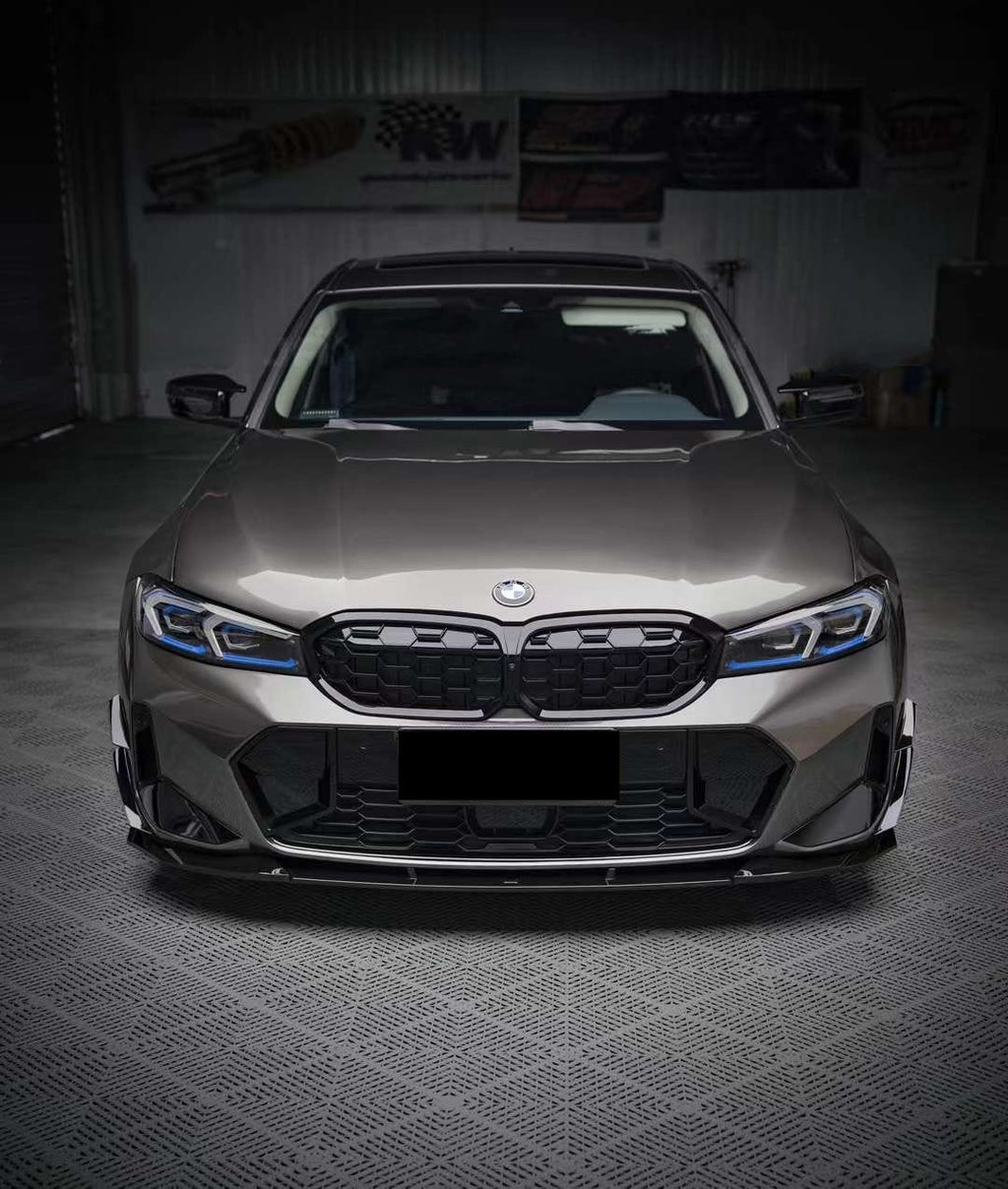 VTEN - BMW 3 SERIES G20 LCI 2023+ FRONT LIP ABS GLOSS BLACK