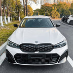 AERO CARBON - BMW 3 SERIES G20 LCI 2023+ GLOSSY BLACK FRONT BUMPER CANARDS