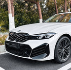 AERO CARBON - BMW 3 SERIES G20 LCI 2023+ GLOSSY BLACK FRONT BUMPER CANARDS