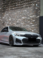 AERO CARBON - BMW 3 SERIES G20 LCI 2023+ GLOSSY BLACK FRONT LIP AK STYLE