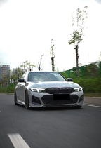 AERO CARBON - BMW 3 SERIES G20 LCI 2023+ GLOSSY BLACK FRONT LIP AK STYLE