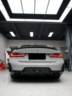 AERO CARBON - BMW 3 SERIES G20 LCI 2023+ GLOSSY BLACK REAR DIFFUSER AK STYLE