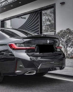 AERO CARBON - BMW 3 SERIES G20 LCI 22+ CARBON FIBRE M PERFORMANCE STYLE REAR DIFFUSER