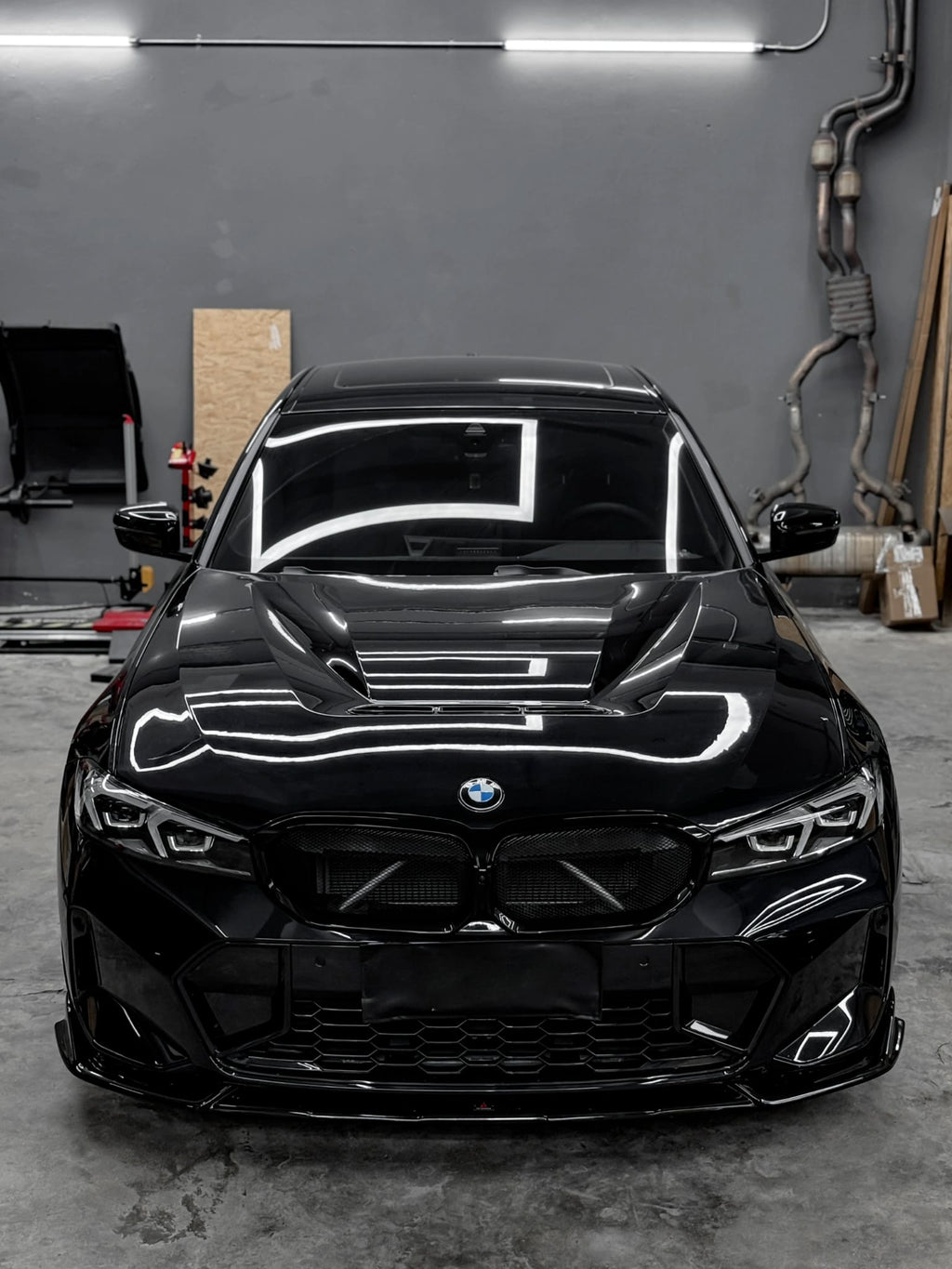 AERO CARBON - BMW 3 SERIES G20 LCI 23+ GLOSS BLACK MESH GRILLE