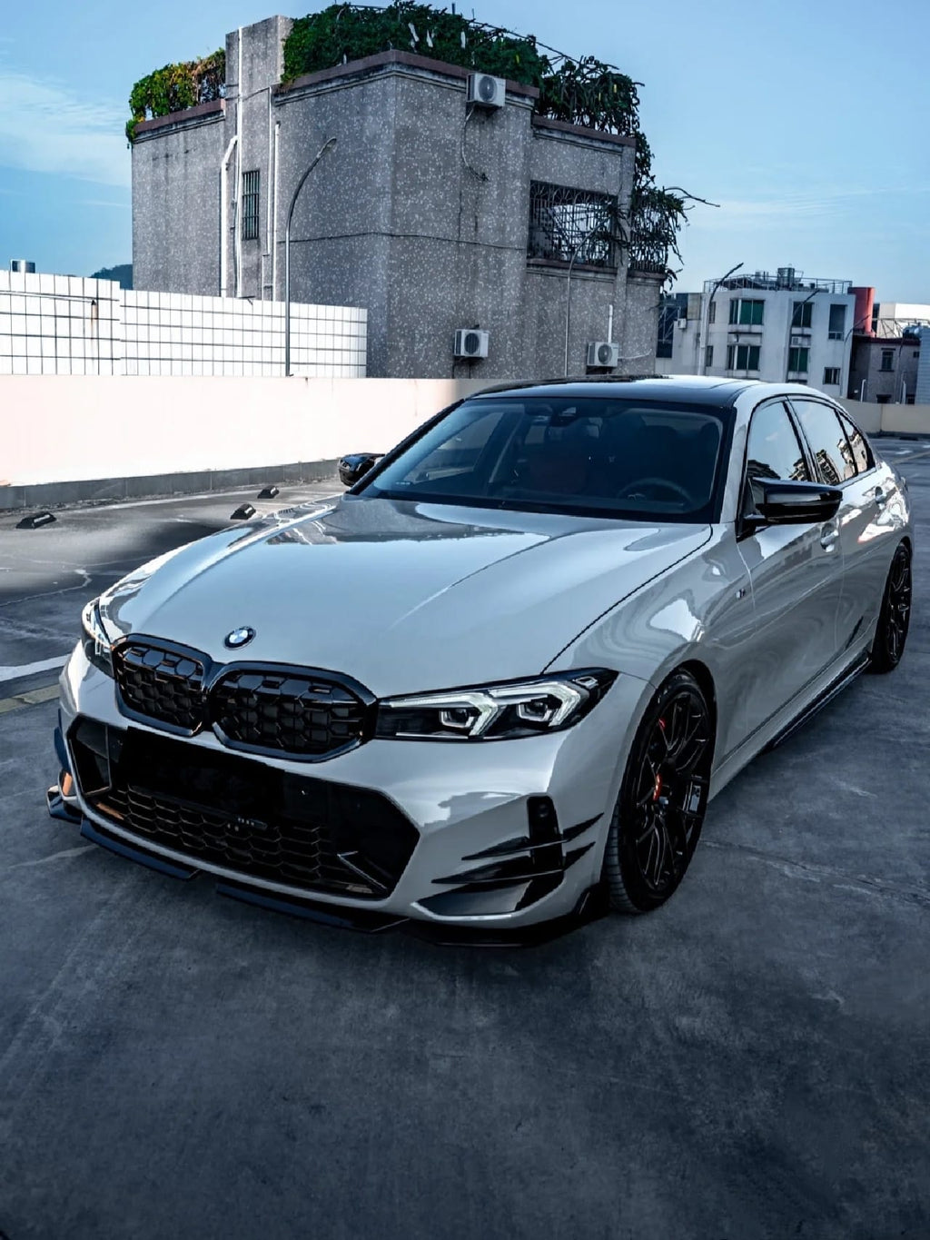 AERO CARBON - BMW 3 SERIES G20 LCI GLOSSY BLACK ABS CANARDS