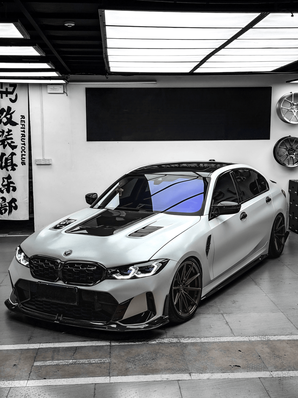 AERO CARBON - BMW 3 SERIES G20 LCI LED HEADLIGHTS G8X M3 M4 STYLE