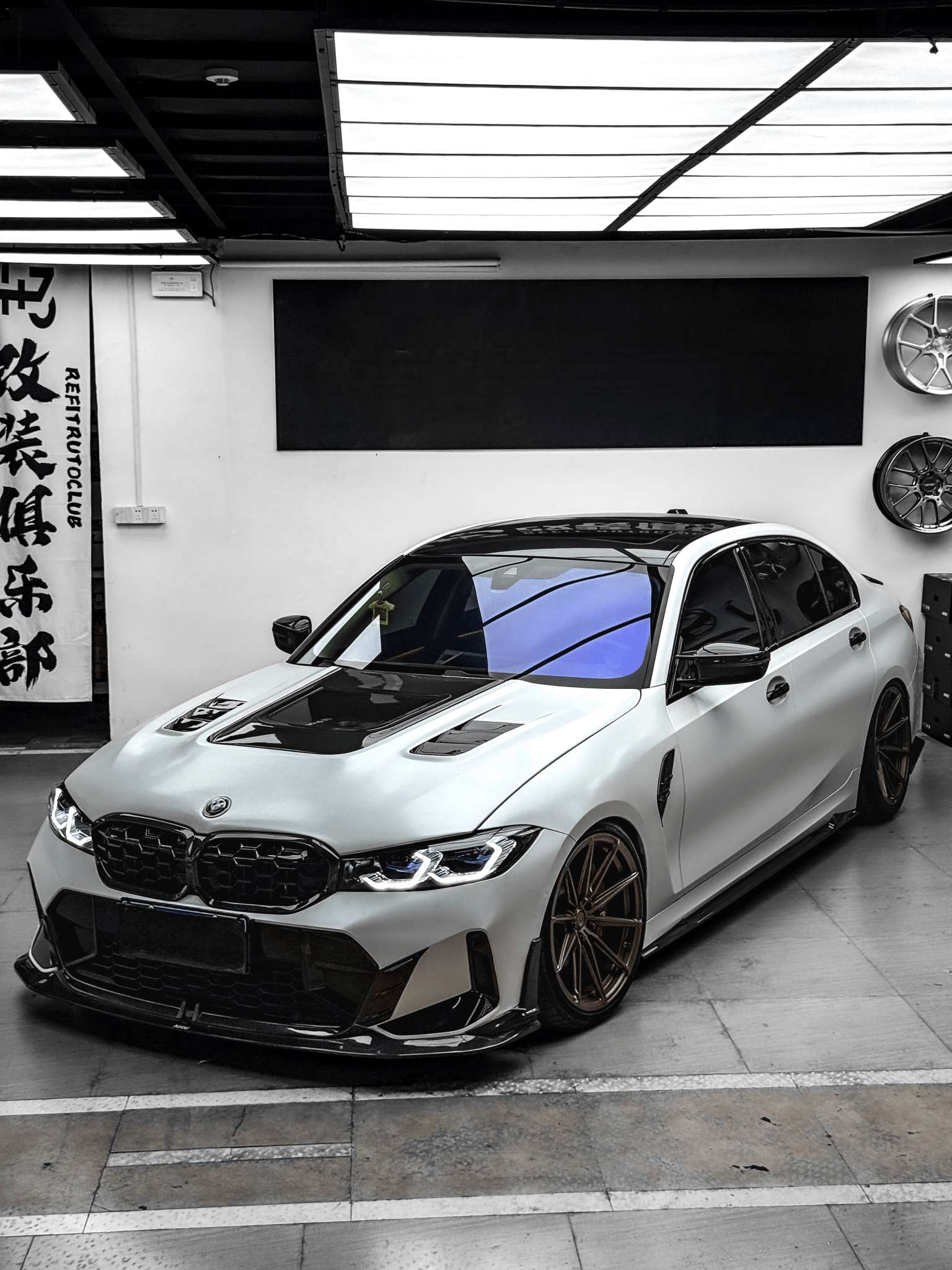 AERO CARBON - BMW 3 SERIES G20 LCI LED HEADLIGHTS G8X M3 M4 STYLE