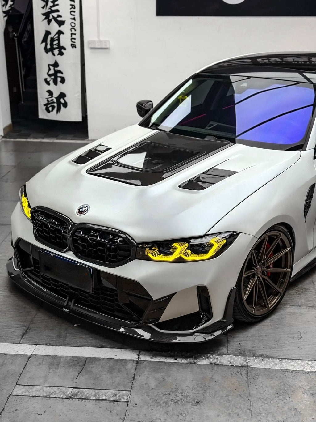 AERO CARBON - BMW 3 SERIES G20 LCI LED HEADLIGHTS G8X M3 M4 STYLE