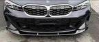 AERO CARBON - BMW 3 SERIES G20 LCI MP STYLE GLOSSY BLACK FRONT LIP SPLITTER