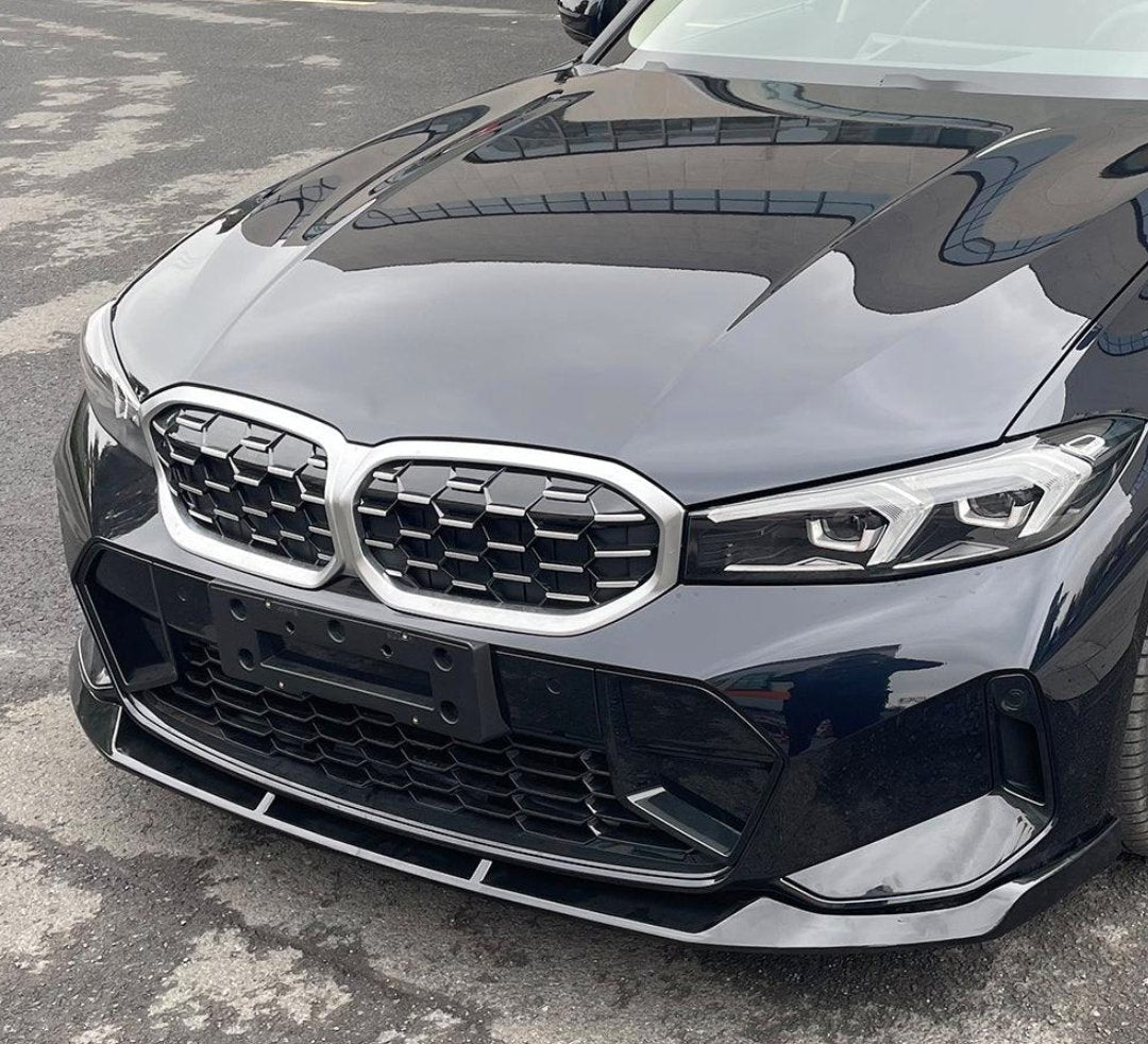 AERO CARBON - BMW 3 SERIES G20 LCI MP STYLE GLOSSY BLACK FRONT LIP SPLITTER