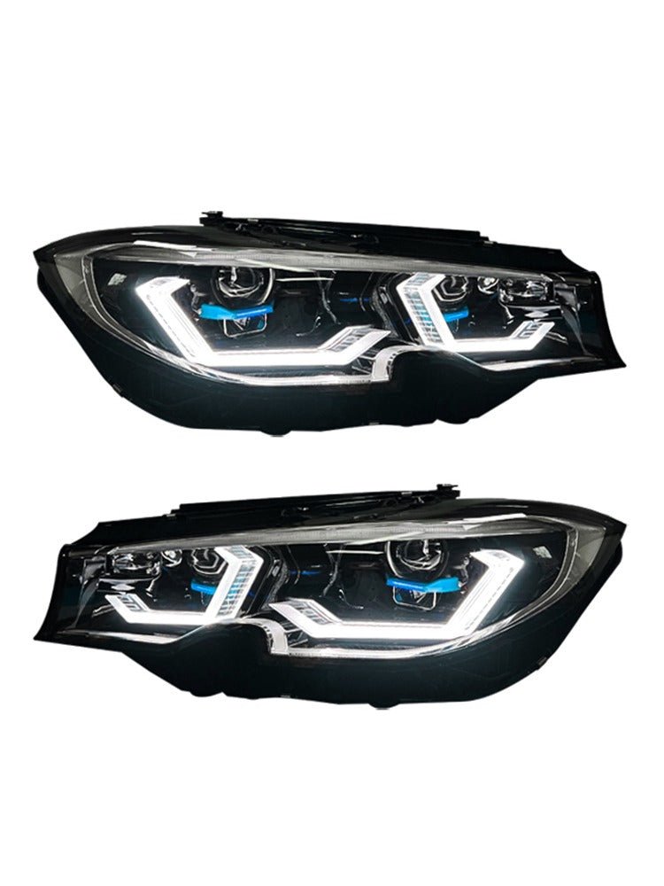 AERO CARBON - BMW 3 SERIES G20 LED FRONT HEADLIGHTS OS STYLE