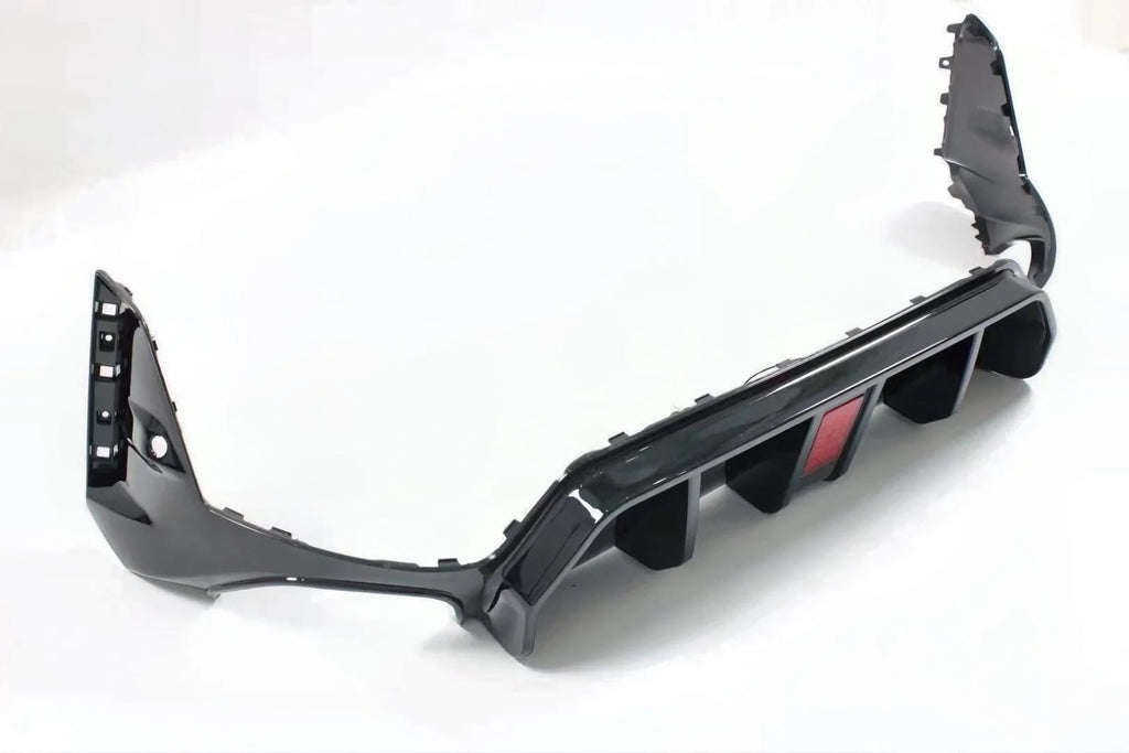 AERO CARBON - BMW 3 SERIES G20 LED LCI REAR DIFFUSER ( ABS GLOSS BLACK )