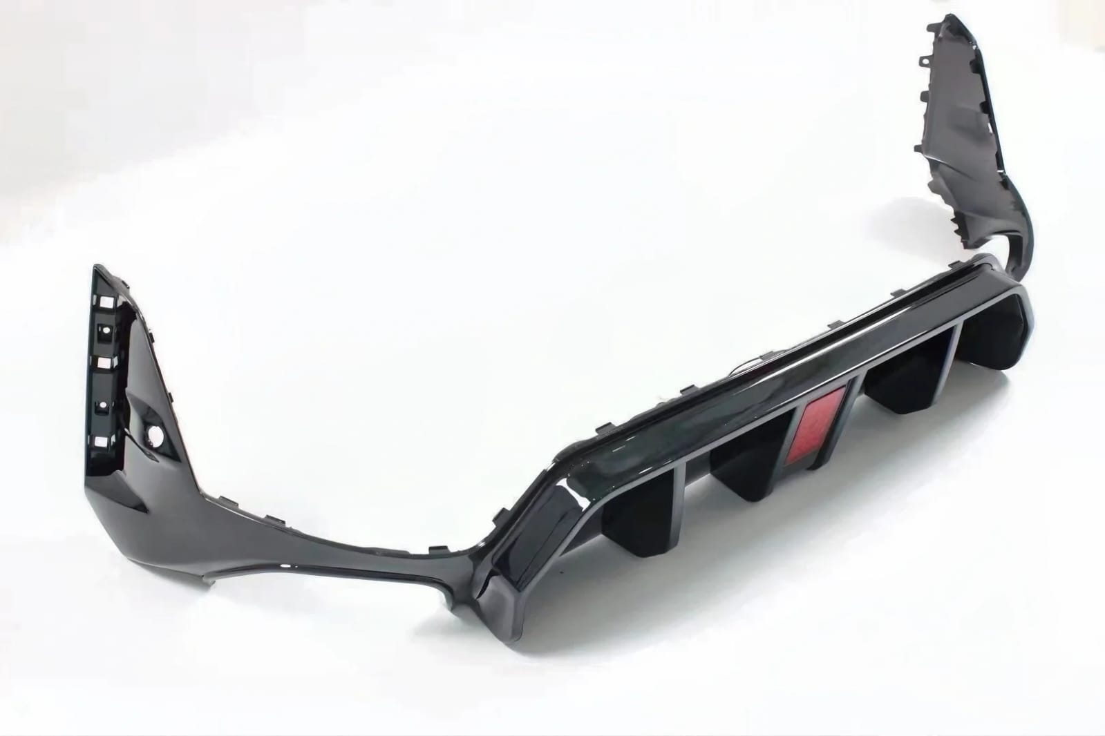 AERO CARBON - BMW 3 SERIES G20 LED LCI REAR DIFFUSER ( ABS GLOSS BLACK )