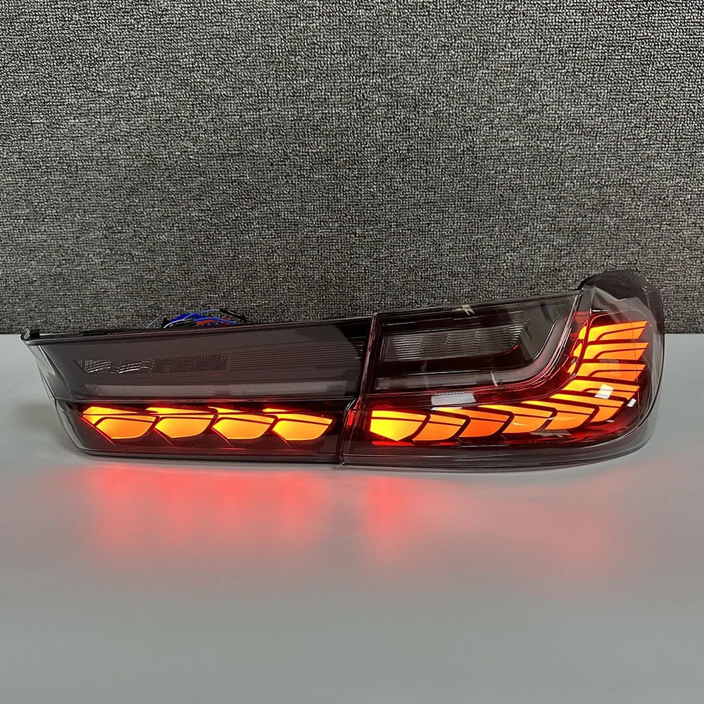 AERO CARBON - BMW 3 SERIES G20 / M3 G80 CLEAR WHITE SEQUENTIAL OLED GTS TAIL LIGHTS