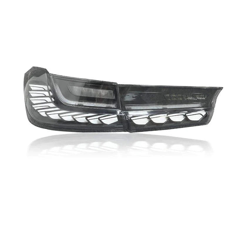 AERO CARBON - BMW 3 SERIES G20 / M3 G80 CLEAR WHITE SEQUENTIAL OLED GTS TAIL LIGHTS
