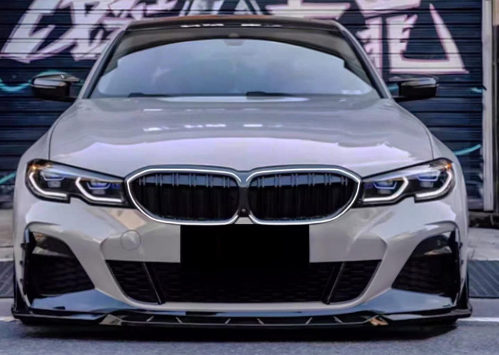 AERO CARBON - BMW 3 SERIES G20 PRE-LCI 2019 -22 LED GLOSS BLACK GRILLE GRILL