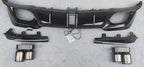 AERO CARBON - BMW 3 SERIES G20 (PRE-LCI) GLOSS BLACK LED LIGHT REAR DIFFUSER