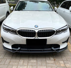 AERO CARBON - BMW 3 SERIES G20 SPORT (PRE LCI) ABS PLASTIC GLOSS BLACK FRONT LIP