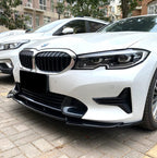 AERO CARBON - BMW 3 SERIES G20 SPORT (PRE LCI) ABS PLASTIC GLOSS BLACK FRONT LIP