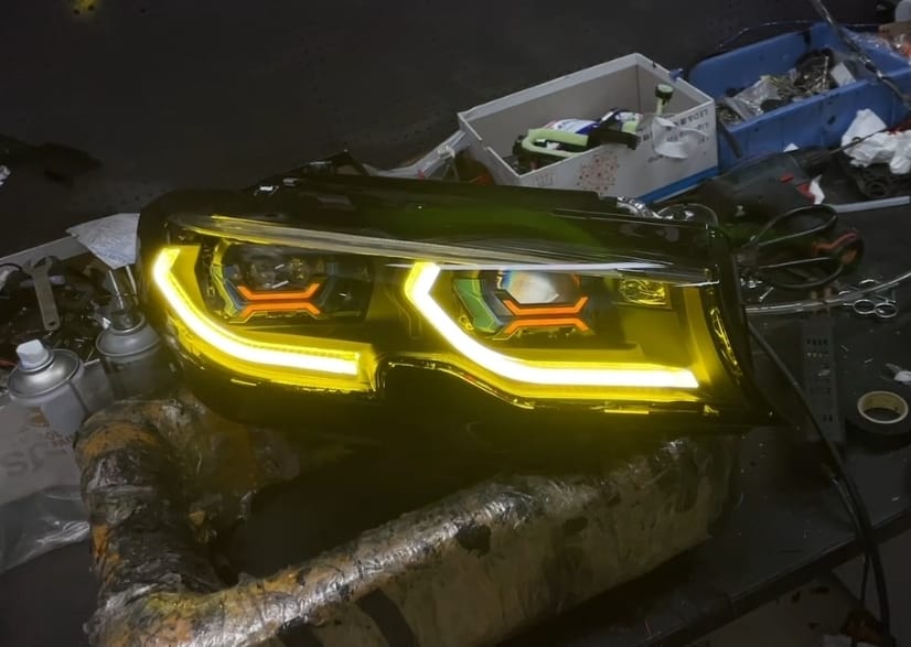 AERO CARBON - BMW 3 SERIES G20 XX LASER HEADLIGHTS DUAL TONE