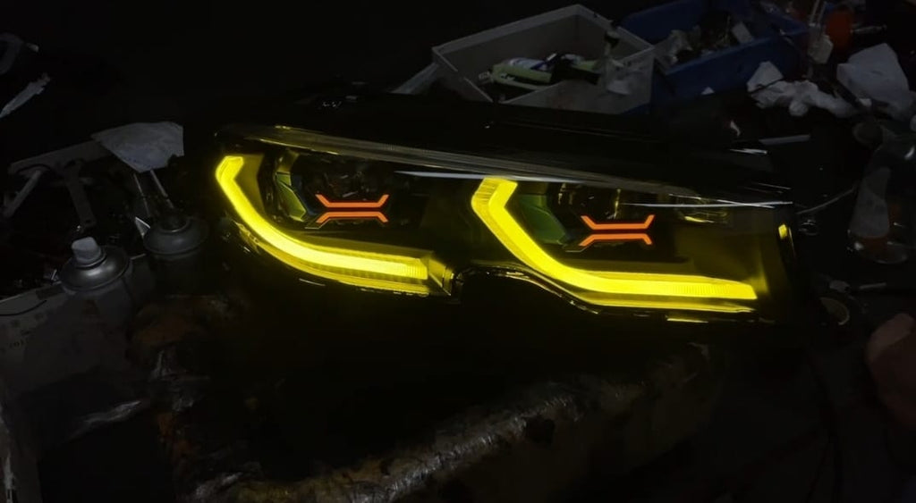 AERO CARBON - BMW 3 SERIES G20 XX LASER HEADLIGHTS DUAL TONE