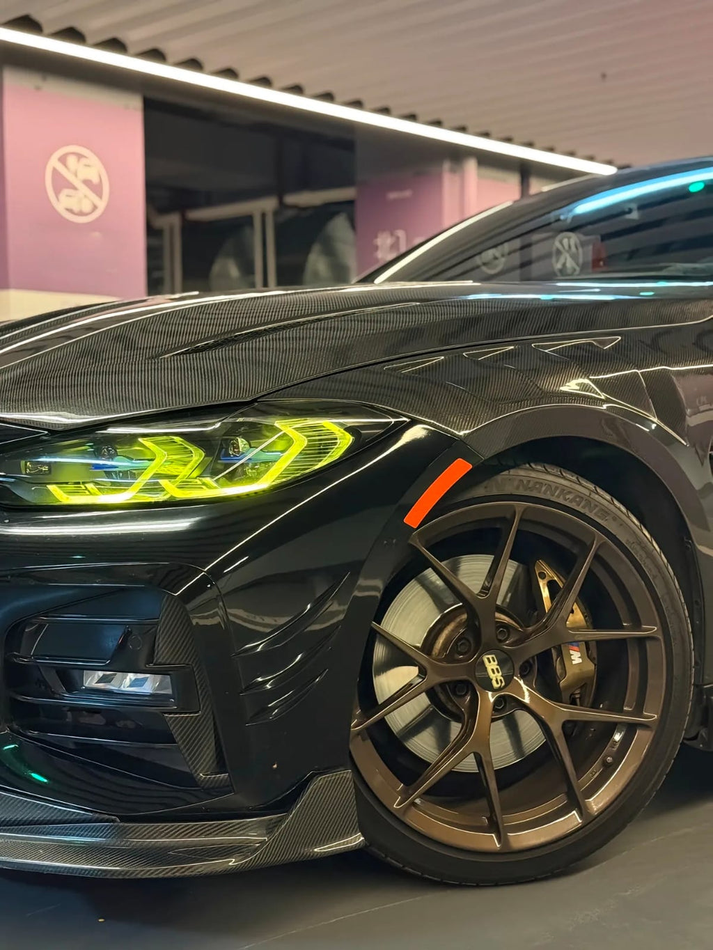 AERO CARBON - BMW 4 SERIES G22 CARBON FIBRE FRONT FENDER / SIDE WINGS