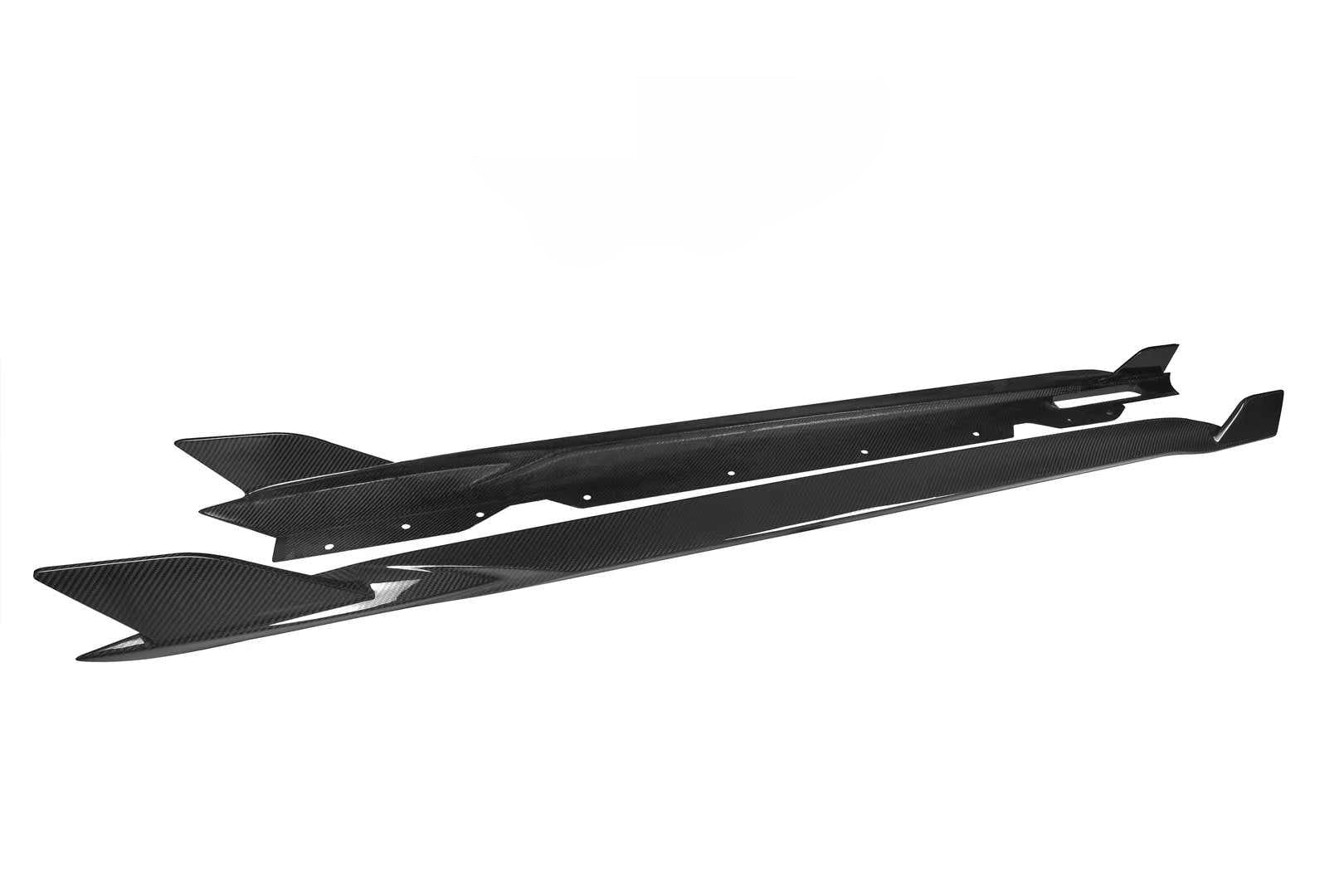 SOOQOO - BMW 4 SERIES G22 DRY CARBON SIDE SKIRTS CX STYLE
