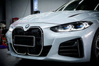 AERO CARBON - BMW 4 SERIES G22 / G22 LCI GLOSS BLACK CSL LED GRILL