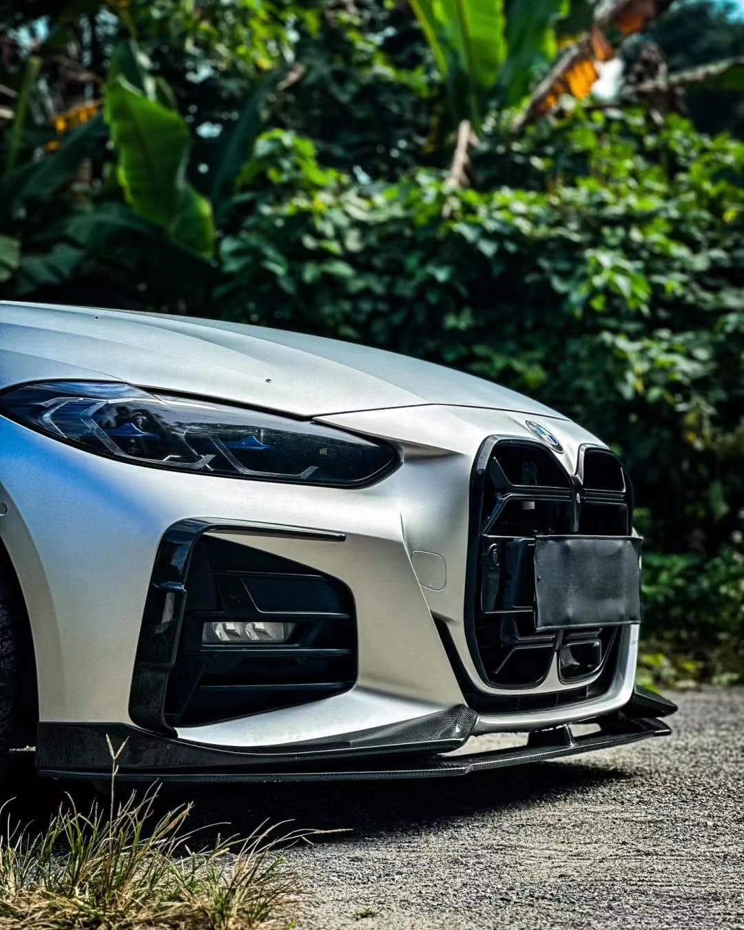 AERO CARBON - BMW 4 SERIES G22 / G23 CARBON FIBRE FRONT LIP AC STYLE