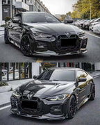 SOOQOO - BMW 4 SERIES G22 / G23 DRY CARBON FIBRE FRONT LIP CX STYLE