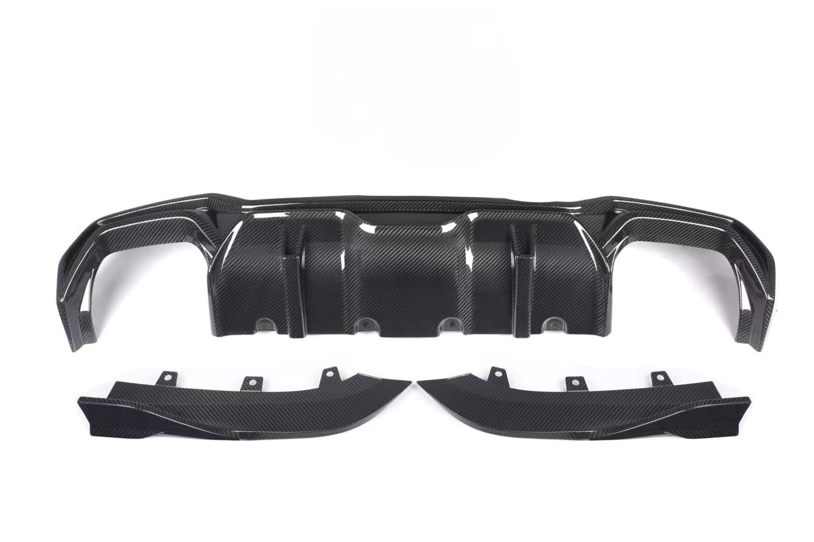 SOOQOO - BMW 4 SERIES G22 / G23 DRY CARBON REAR DIFFUSER CX STYLE