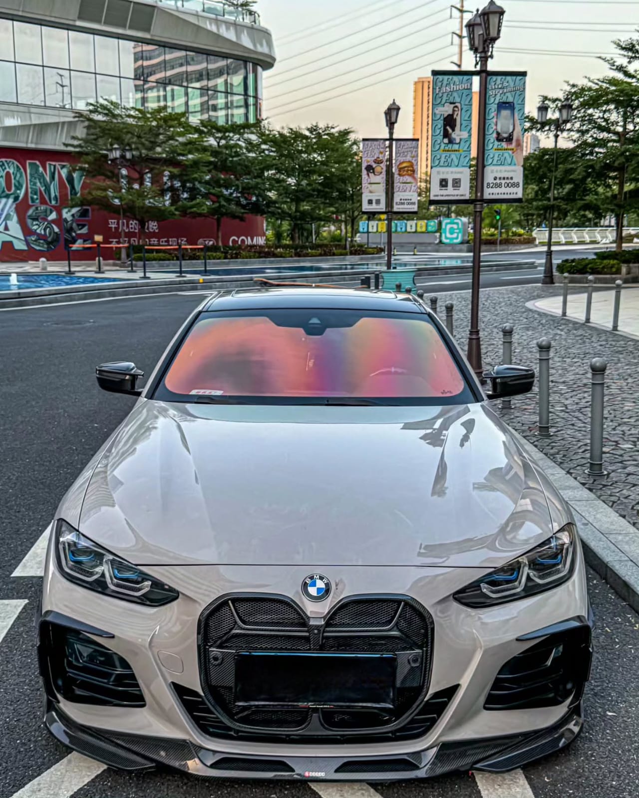 AERO CARBON - BMW 4 SERIES G22 / G23 CSL CARBON FIBRE MESH GRILLE