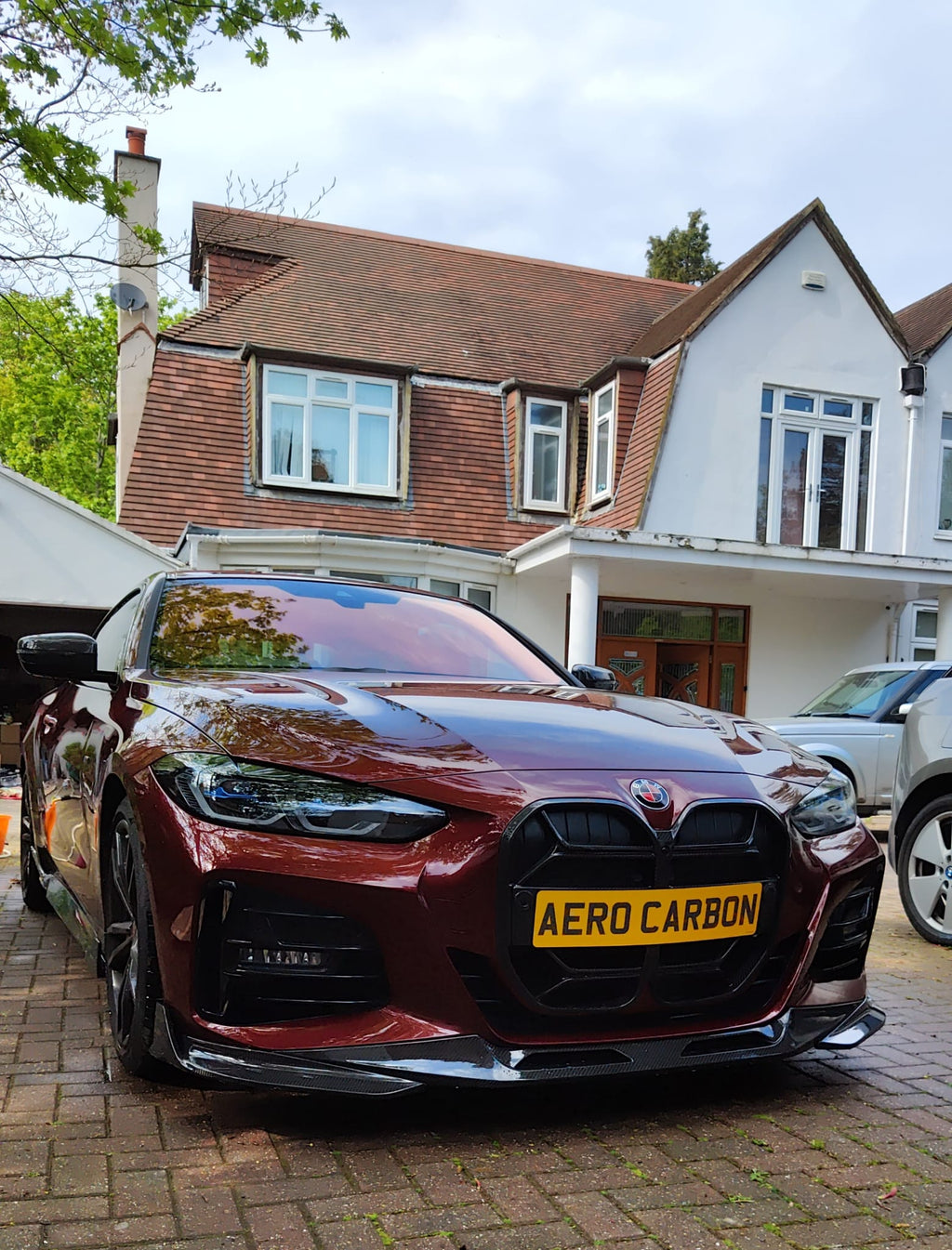 SOOQOO - BMW 4 SERIES G22 / G23 DRY CARBON FIBRE FRONT LIP CX STYLE