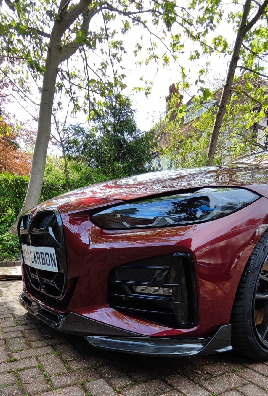 SOOQOO - BMW 4 SERIES G22 / G23 DRY CARBON FIBRE FRONT LIP CX STYLE