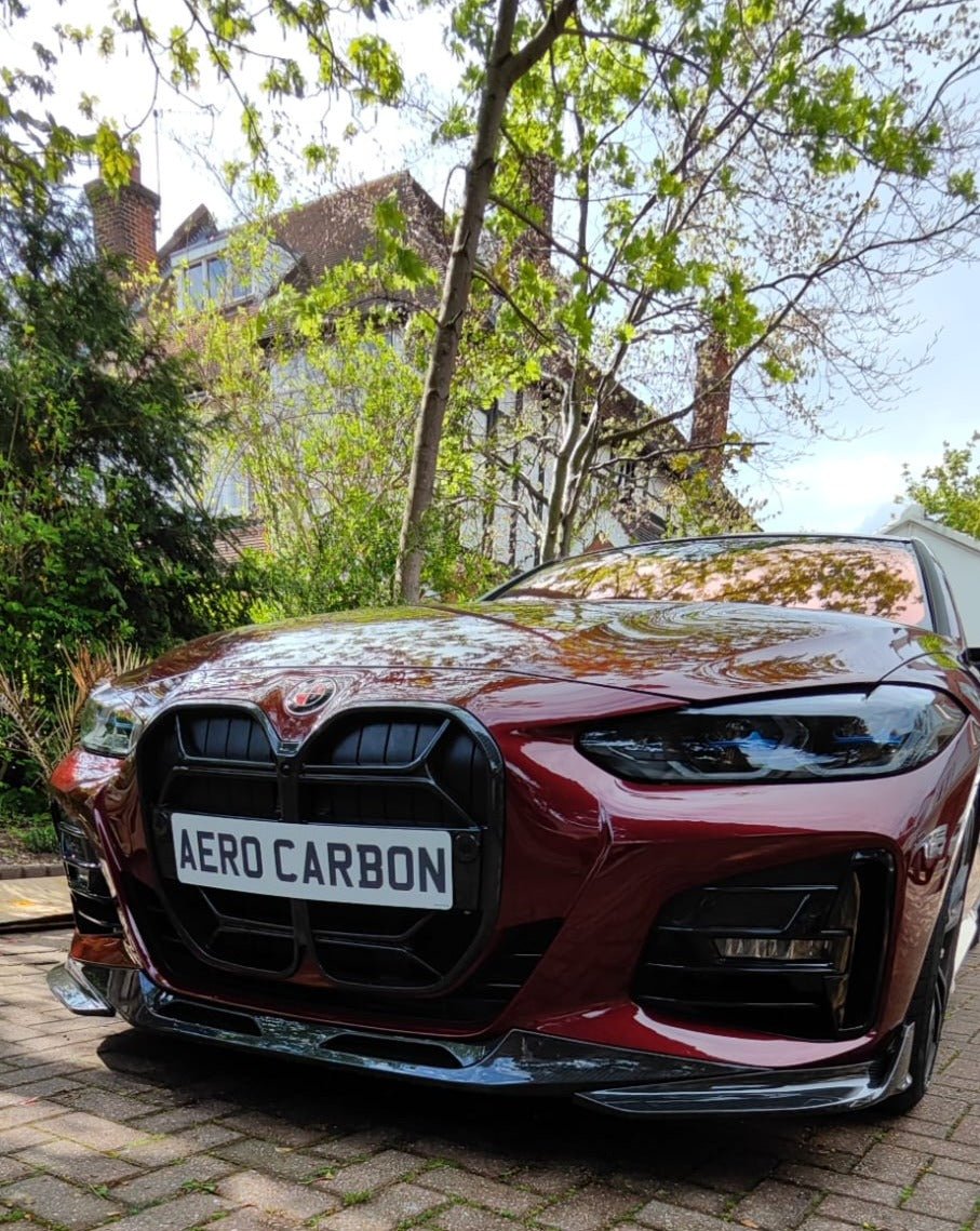 SOOQOO - BMW 4 SERIES G22 / G23 DRY CARBON FIBRE FRONT LIP CX STYLE