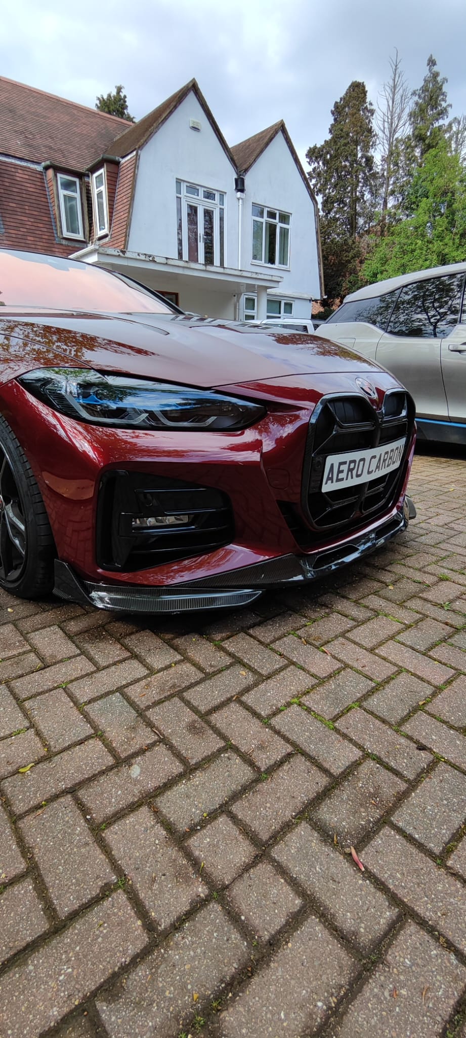 SOOQOO - BMW 4 SERIES G22 / G23 DRY CARBON FIBRE FRONT LIP CX STYLE