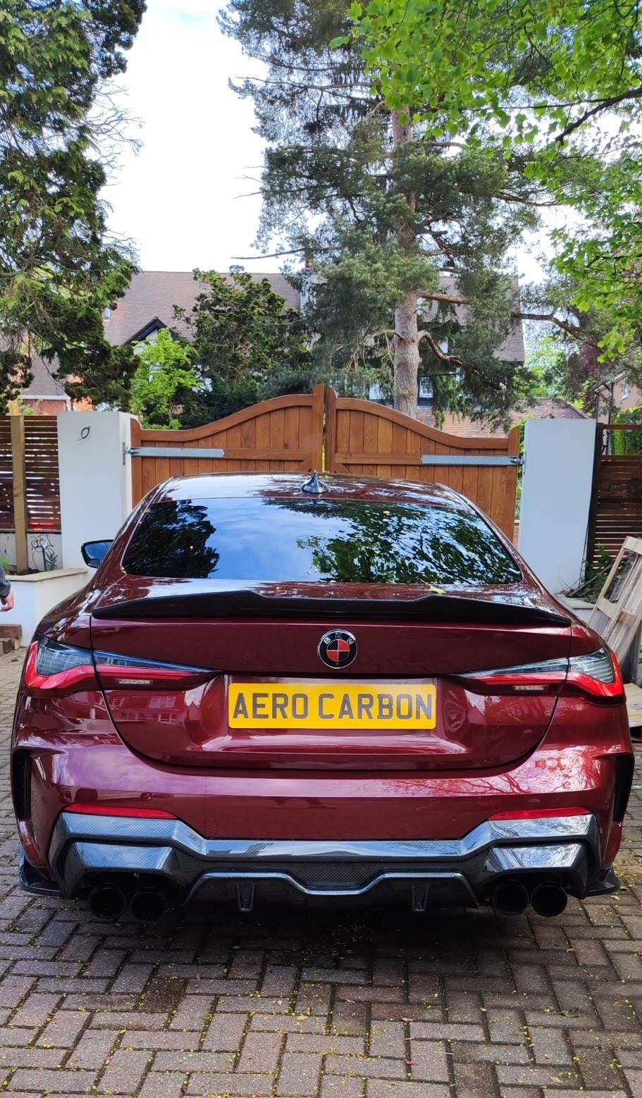 SOOQOO - BMW 4 SERIES G22 / G23 DRY CARBON REAR DIFFUSER CX STYLE