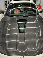 AERO CARBON - BMW 4 SERIES G22 G26 CARBON FIBRE BONNET HOOD IMP GLASS STYLE