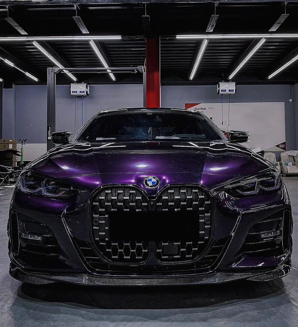 TAKD- BMW 4 SERIES G22 CARBON FIBER FRONT LIP