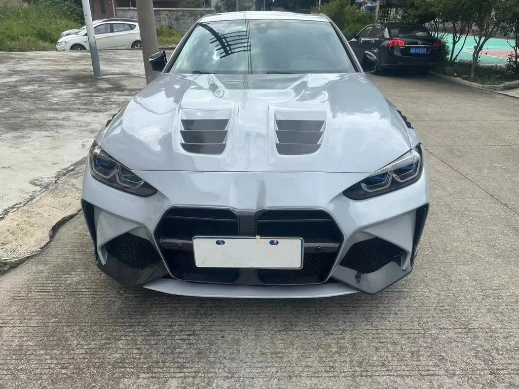 AERO CARBON - BMW 4 SERIES G26 ADRO STYLE FRONT BUMPER ABS/ CARBON