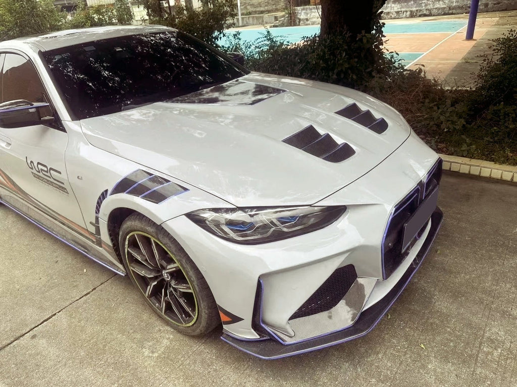AERO CARBON - BMW 4 SERIES G26 ADRO STYLE FRONT BUMPER ABS/ CARBON