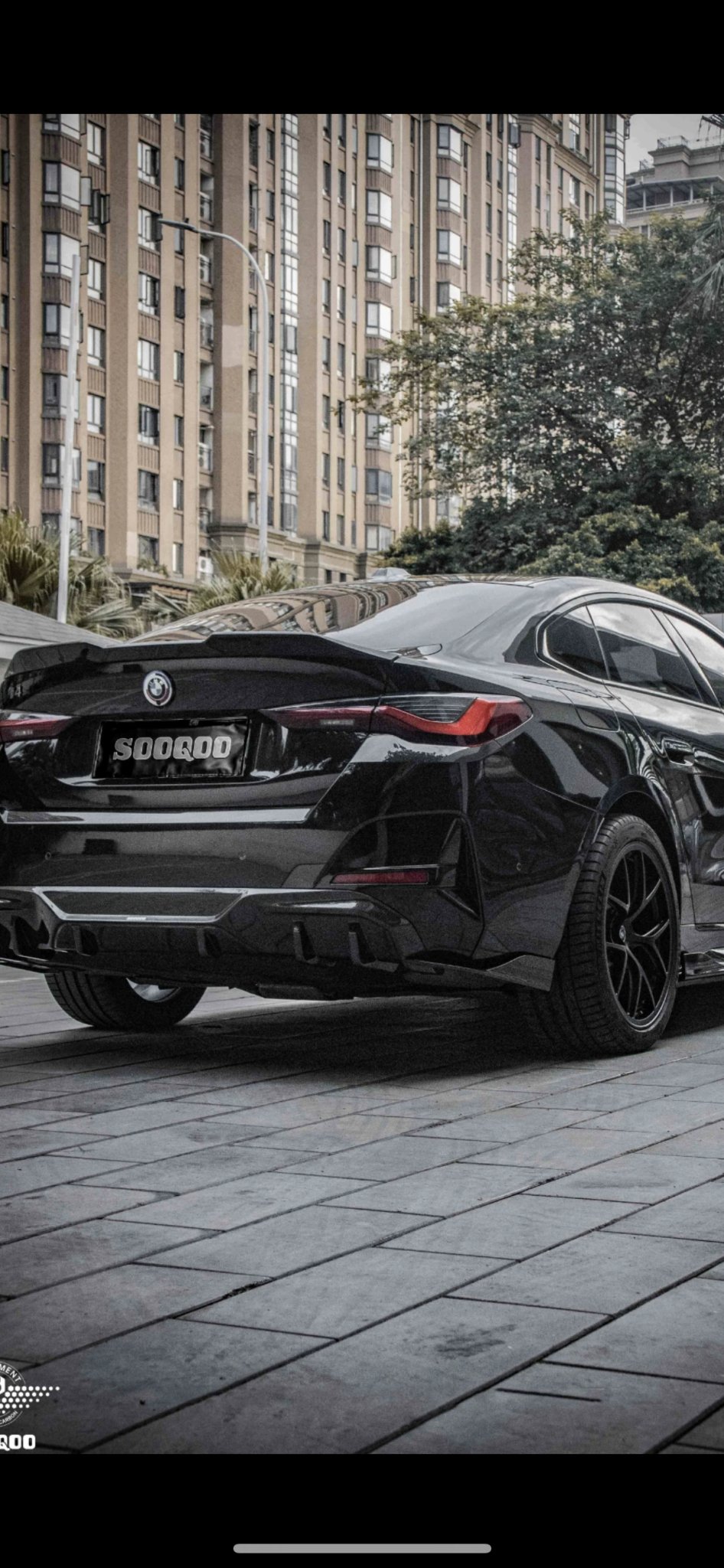 AERO CARBON - BMW 4 SERIES I4 G26 DRY CARBON FIBRE REAR WINGLETS