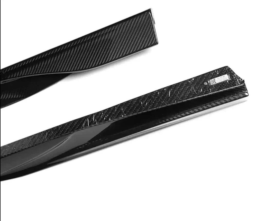 AERO CARBON - BMW 4 SERIES I4 G26 DRY CARBON FIBRE SIDE SKIRTS CX STYLE